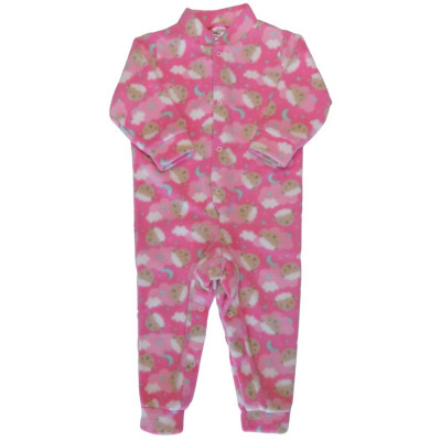 1 PIJAMA BEBE MACACAO DE BOTAO CARNEIRINHOS CARNEIROS ROSA MENINA SOFT MICROSOFT QUENTE QUENTINHO INVERNO FRIO (1)