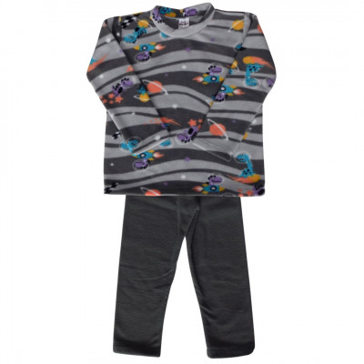 PIJAMA CRIANÇA CRIANCA INFANTIL CONJUNTO DINOS DINOSSAUROS CINZA SOFT MICROSOFT QUENTE QUENTINHO INVERNO FRIO (3)